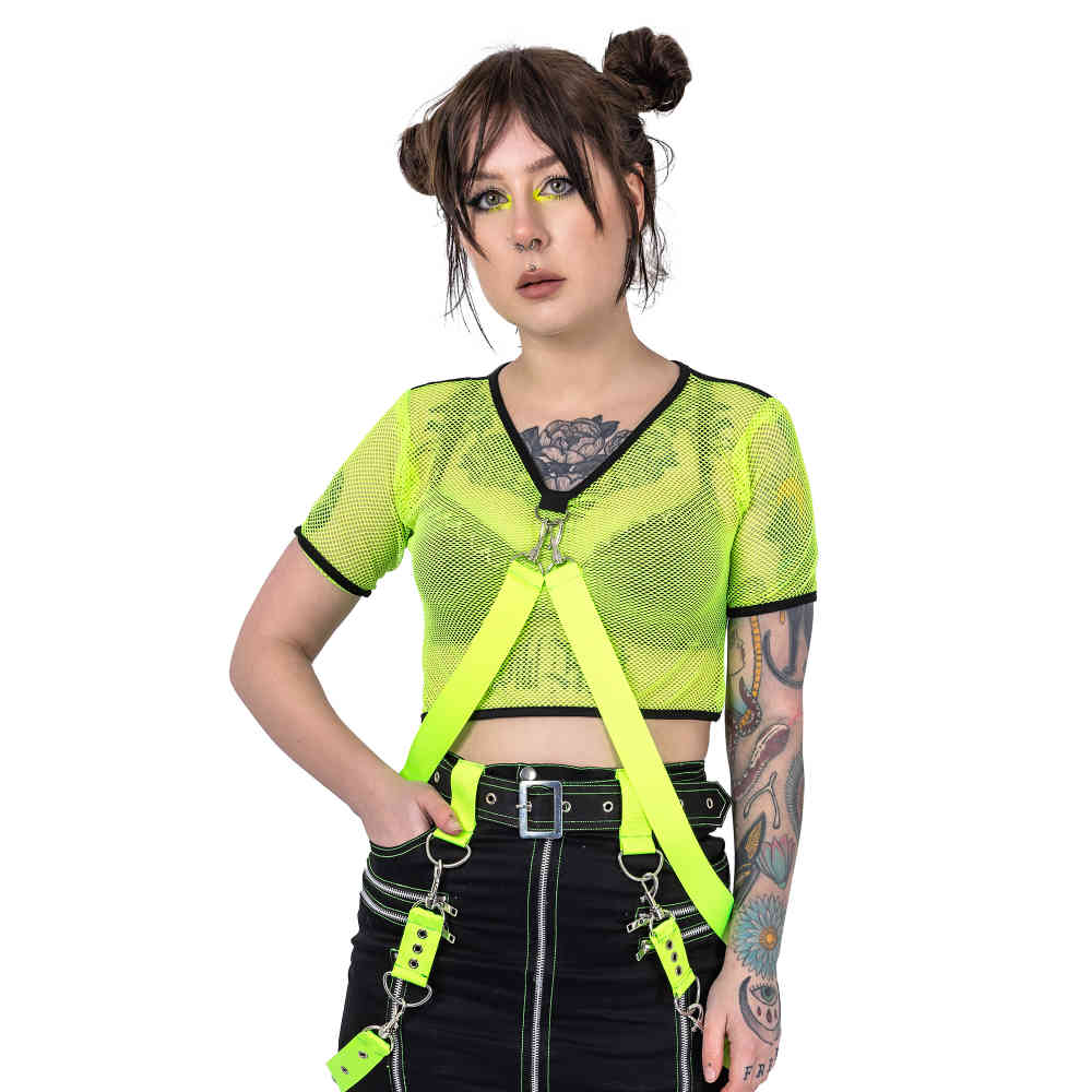 Poizen Industries - Prevail Crop top - Vert
